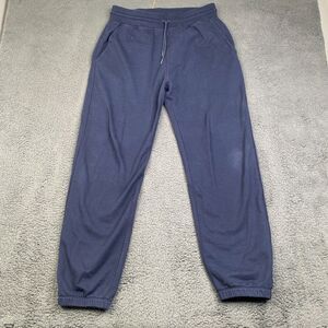Rapha Cycling Mens Cotton Sweatpants Size Large Terry Soft Comfort Blue